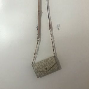 Michael Kors White Crosdbody